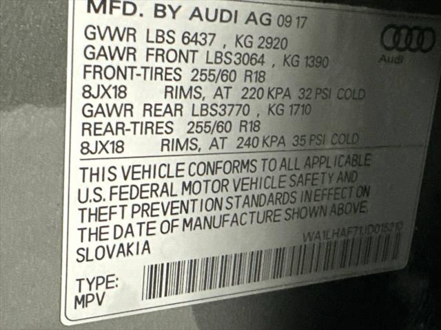 2018 Audi Q7 2.0T Premium