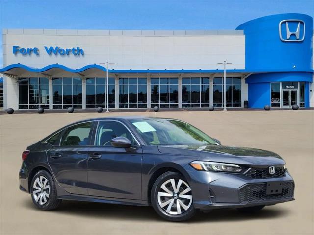 2025 Honda Civic LX for sale in Fort Worth, TX