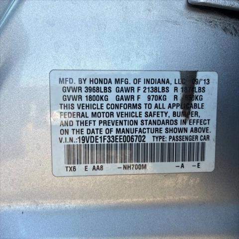 2014 Acura ILX 2.0L