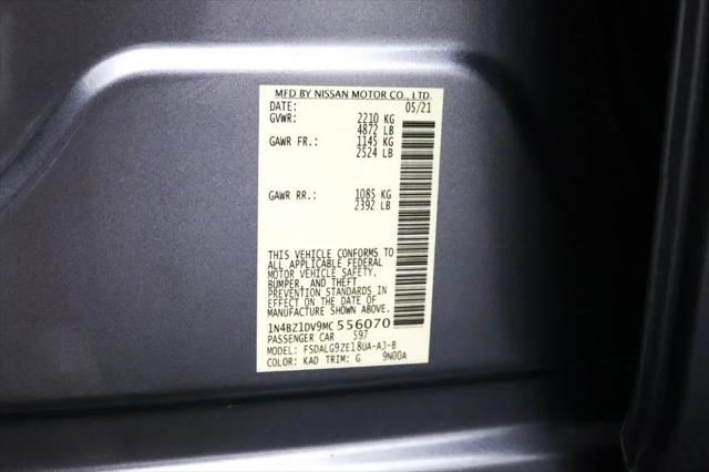 2021 Nissan LEAF SL PLUS 62 kWh