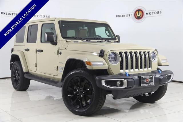 2022 Jeep Wrangler 4xe Unlimited Sahara 4x4 for sale in Noblesville, IN