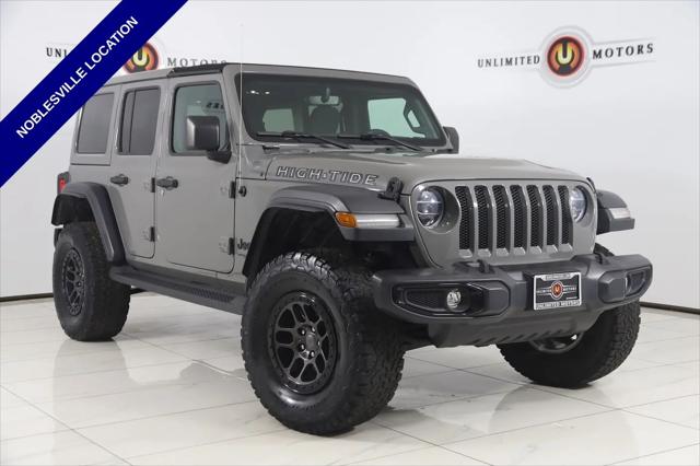 2022 Jeep Wrangler Unlimited High Tide 4x4 for sale in Noblesville, IN