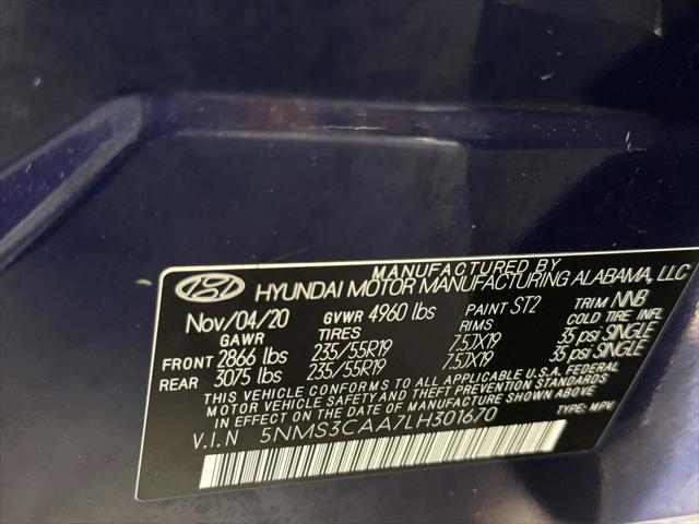 2020 Hyundai Santa Fe SEL 2.0T