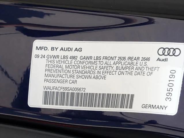 2025 Audi A5 Sportback Premium Plus 45 TFSI S line quattro S tronic