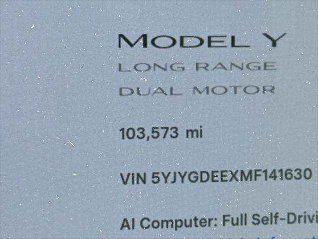 2021 Tesla Model Y Long Range Dual Motor All-Wheel Drive
