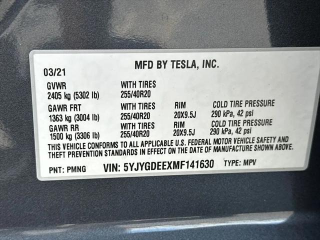 2021 Tesla Model Y Long Range Dual Motor All-Wheel Drive
