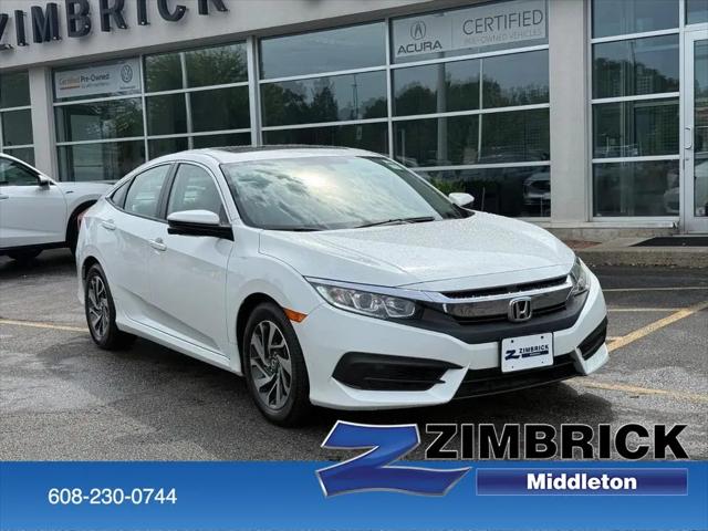 2017 Honda Civic EX for sale in Middleton, WI