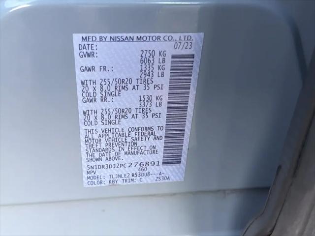 2023 Nissan Pathfinder Platinum 4WD
