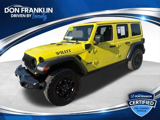 2024 Jeep Wrangler 4xe Willys 4xe for sale in Columbia, KY