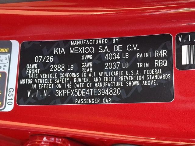2026 Kia K4 EX