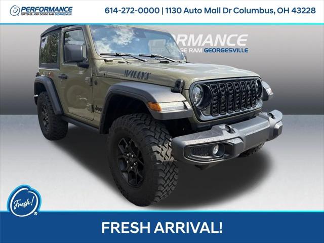 2025 Jeep Wrangler 2-Door Willys 4x4 for sale in Columbus, OH