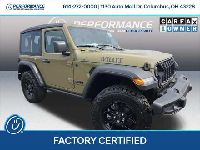 2025 Jeep Wrangler 2-Door Willys 4x4 for sale in Columbus, OH