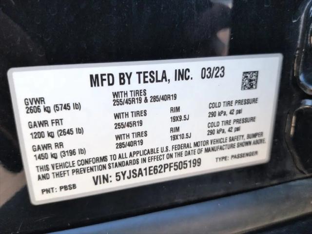 2023 Tesla Model S Plaid Tri Motor All-Wheel Drive