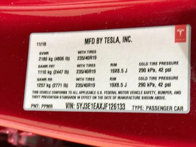 2018 Tesla Model 3 Long Range