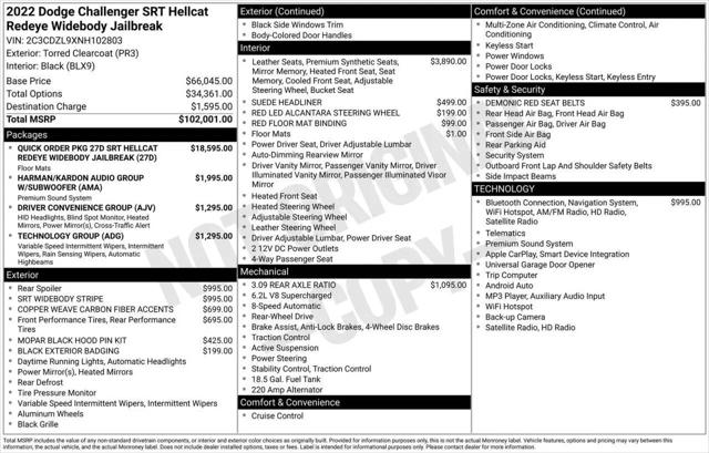 2022 Dodge Challenger SRT Jailbreak for sale in Greensboro, NC