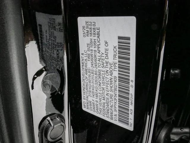 2026 Honda Ridgeline RTL
