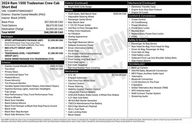 2024 Ram 1500 Tradesman