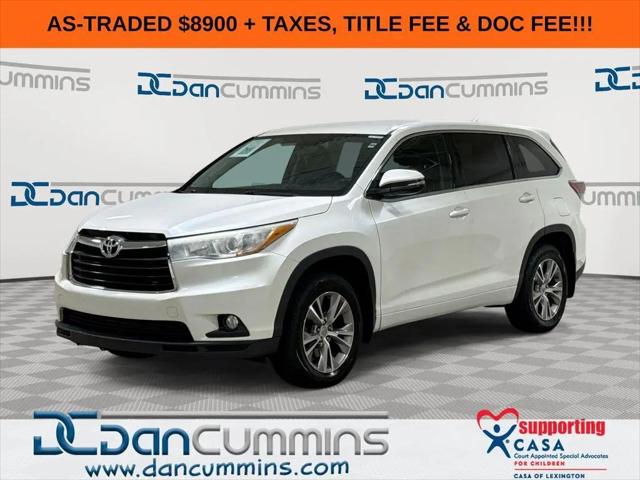 2015 Toyota Highlander LE Plus V6 for sale in Georgetown, KY