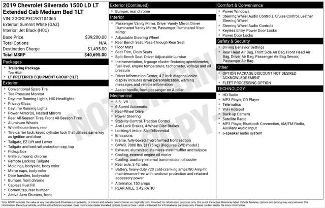 2019 Chevrolet Silverado 1500 LD LT
