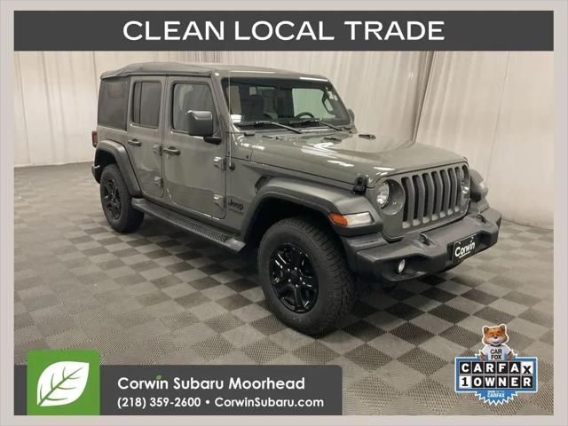 2022 Jeep Wrangler Unlimited Sport S 4x4 for sale in Moorhead, MN