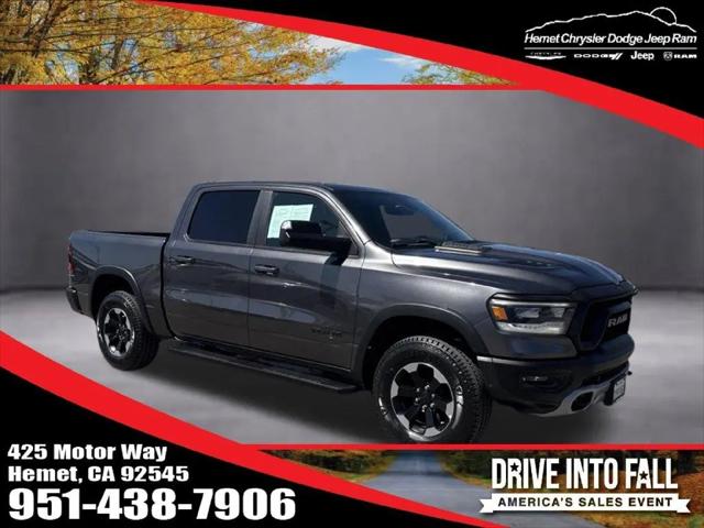 2019 Ram 1500 Rebel Crew Cab 4x4 57 Box for sale in Hemet, CA