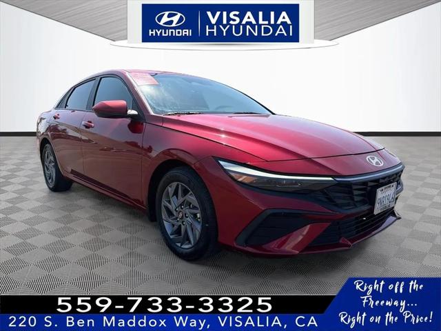 2024 Hyundai Elantra Hybrid Blue for sale in Visalia, CA