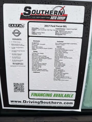 2017 Ford Focus SEL