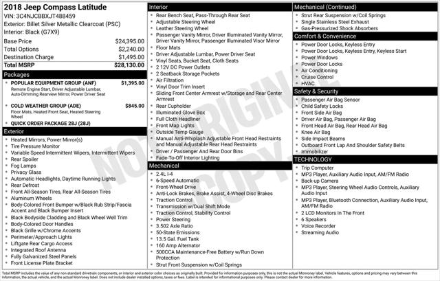 2018 Jeep Compass Latitude