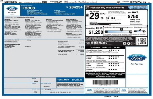 2017 Ford Focus SEL 2017 Ford Focus SEL