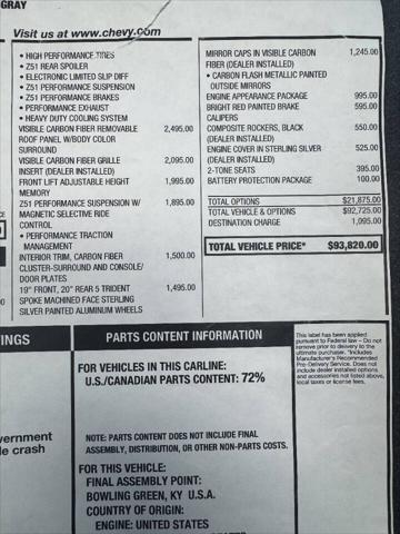 2021 Chevrolet Corvette Stingray RWD Coupe 3LT