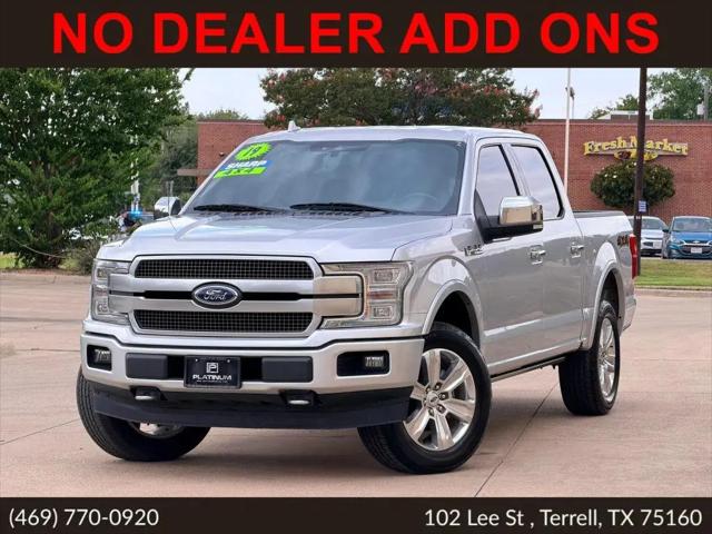2019 Ford F-150 Platinum for sale in Terrell, TX