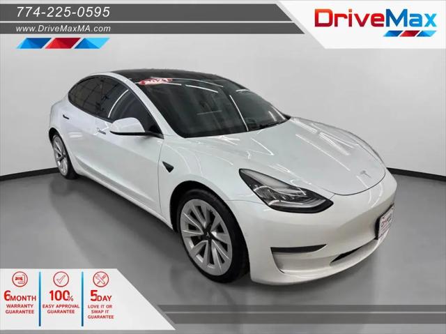 2021 Tesla Model 3 Standard Range Plus Rear-Wheel Drive for sale in West Bridgewater, MA
