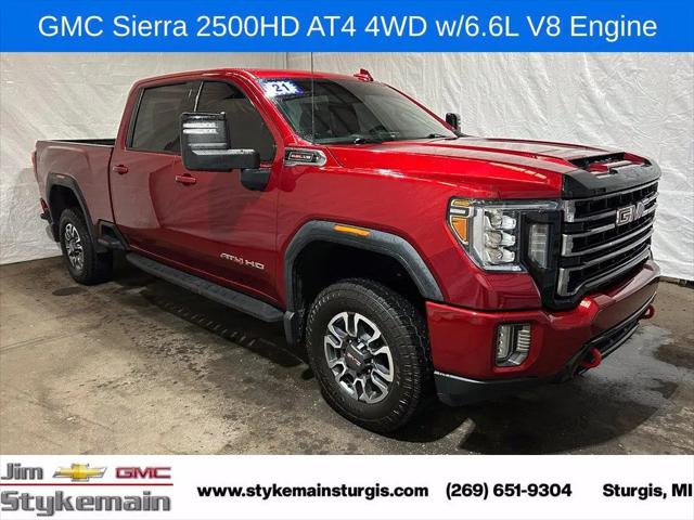 2021 GMC Sierra 2500HD 4WD Crew Cab Standard Bed AT4 for sale in Sturgis, MI
