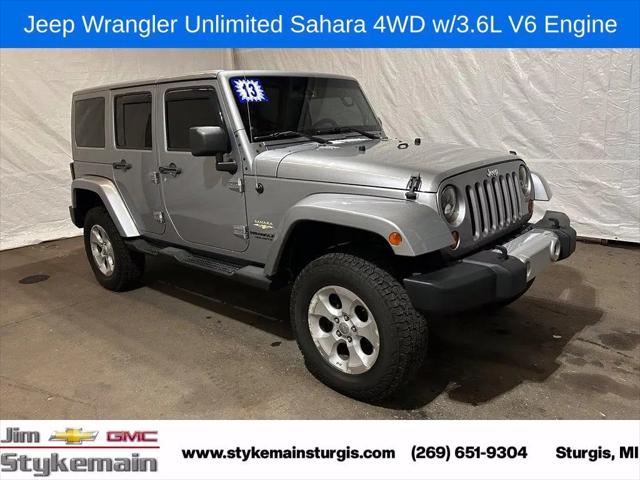 2013 Jeep Wrangler Unlimited Sahara for sale in Sturgis, MI