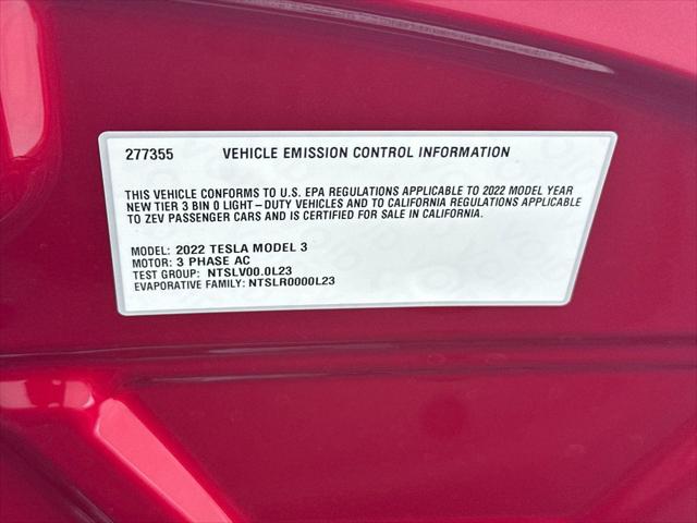 2022 Tesla Model 3 Long Range Dual Motor All-Wheel Drive