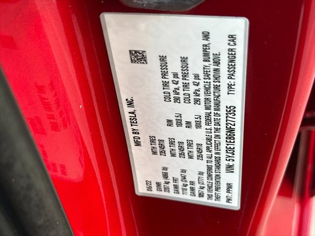 2022 Tesla Model 3 Long Range Dual Motor All-Wheel Drive