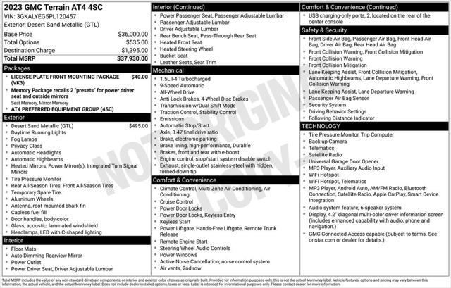 2023 GMC Terrain AWD AT4