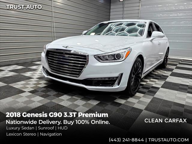 2018 Genesis G90 3.3T Premium 4-Door Sedan for sale in Sykesville, MD