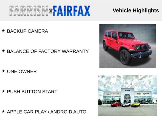 2024 Jeep Wrangler 4xe Sahara 4xe 2024 Jeep Wrangler 4xe Sahara 4xe
