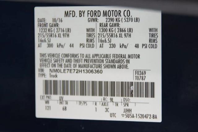 2017 Ford Transit Connect XL