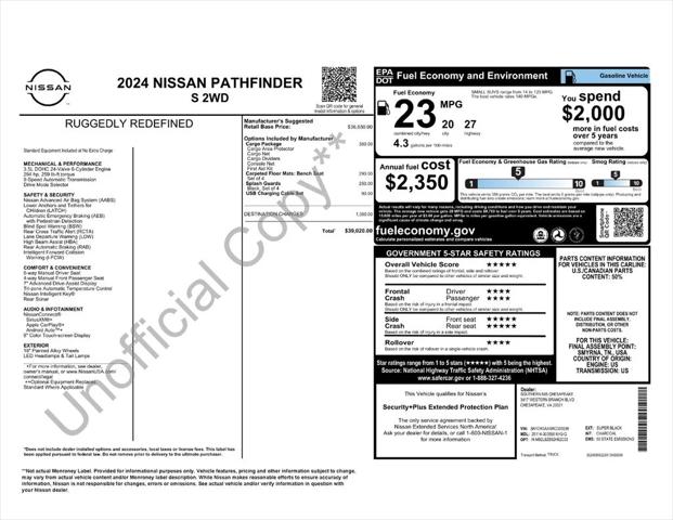 2024 Nissan Pathfinder S FWD