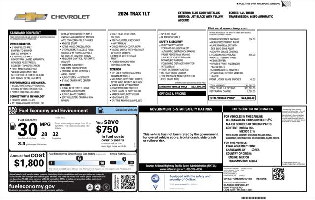 2024 Chevrolet Trax FWD LT