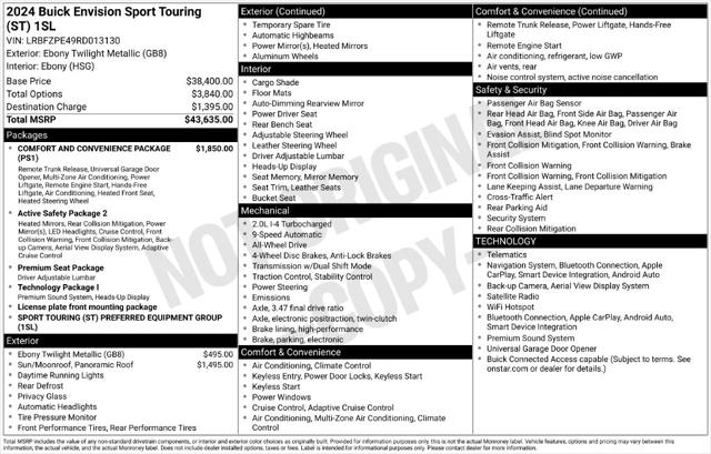 2024 Buick Envision Sport Touring AWD
