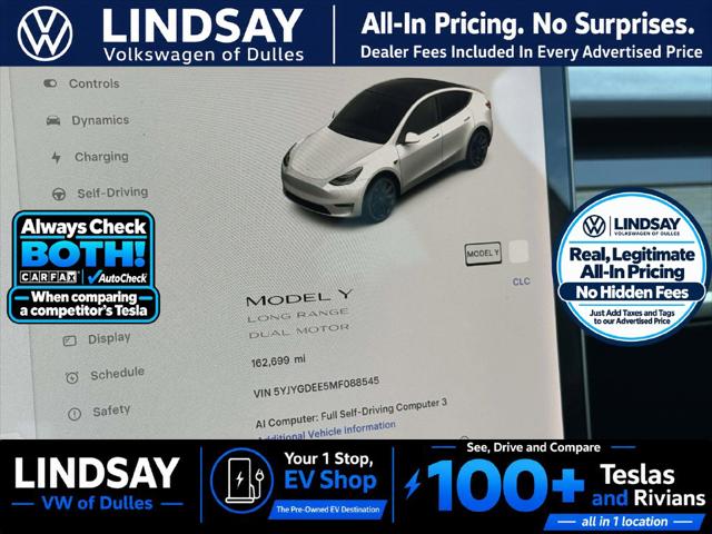 2021 Tesla Model Y Long Range Dual Motor All-Wheel Drive