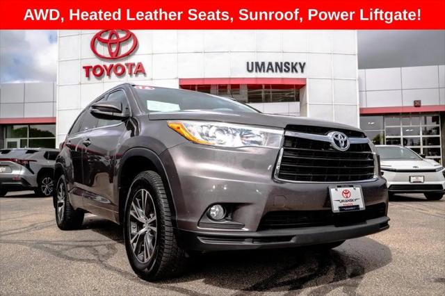 2016 Toyota Highlander XLE V6 for sale in Milwaukee, WI