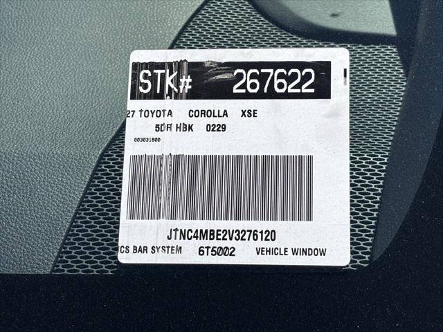 2027 Toyota Corolla XSE
