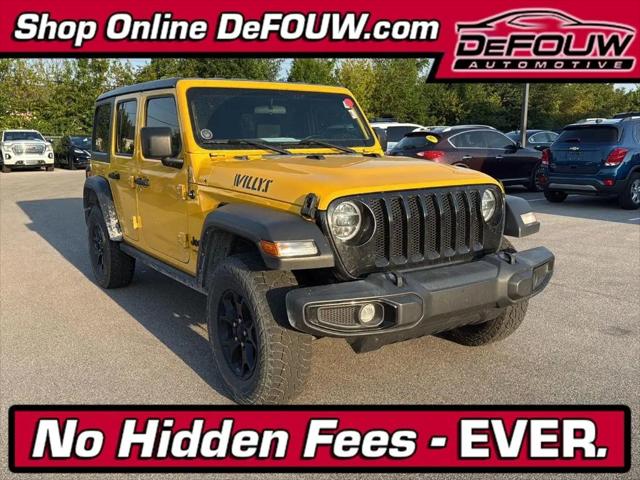 2021 Jeep Wrangler Willys 4x4 for sale in Lafayette, IN