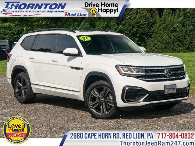 2021 Volkswagen Atlas 3.6L V6 SE w/Technology R-Line for sale in Red Lion, PA