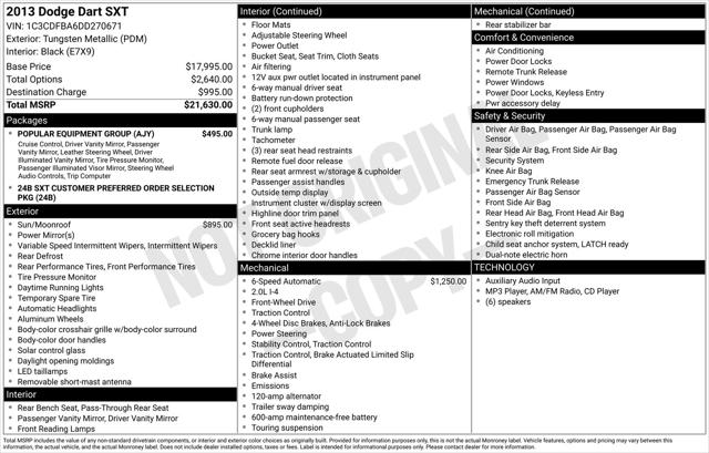 2013 Dodge Dart SXT