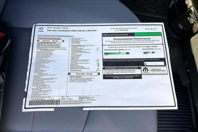 2027 Ram 2500 Tradesman